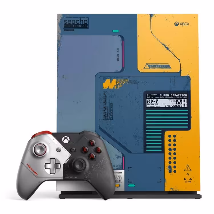 خرید ایکس باکس وان ایکس Xbox One X 1TB Cyberpunk 2077 Limited Edition با بهترین قیمت
