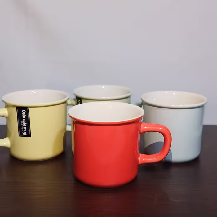 ماگ   لبه دار رنگی 