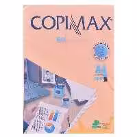 خرید کاغذ A4 کپی مکس نارنجی فسفری 80 گرم بسته 500 عددی