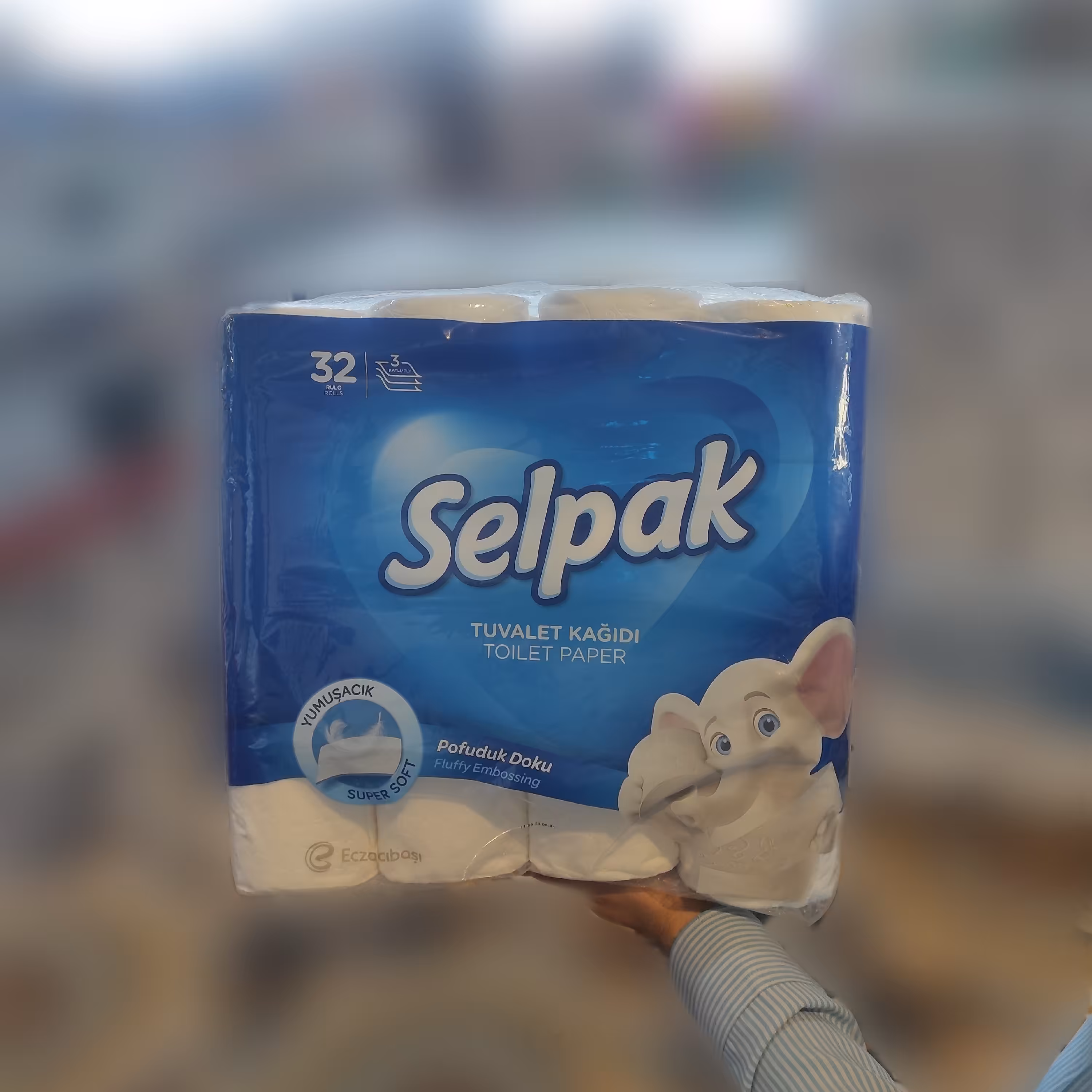دستمال توالت سه لایه سلپک ترکیه بسته 32 عددی
