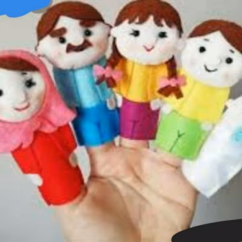 عروسکهای انگشتی از جنس نمد