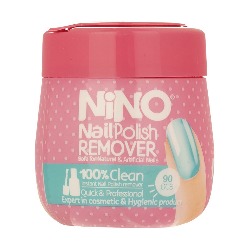 پد لاک پاکن  ناخن نینو بسته 90 عددی Nino Nail Polish Remover