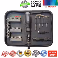 ست 38 عددی سری پیچ گوشتی - بکس - آلن  بوش مدل 2607019506 (بوش اصل)