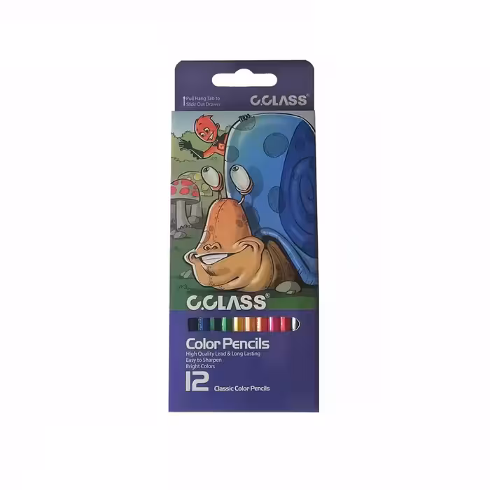 مداد رنگی 12 رنگ سی.کلاس مدل 1240