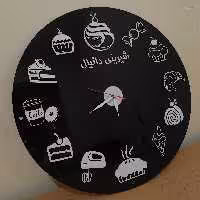 ساعت دکوراتیو فانتزی مناسب برای قنادی  قطر دایره 65 سانت