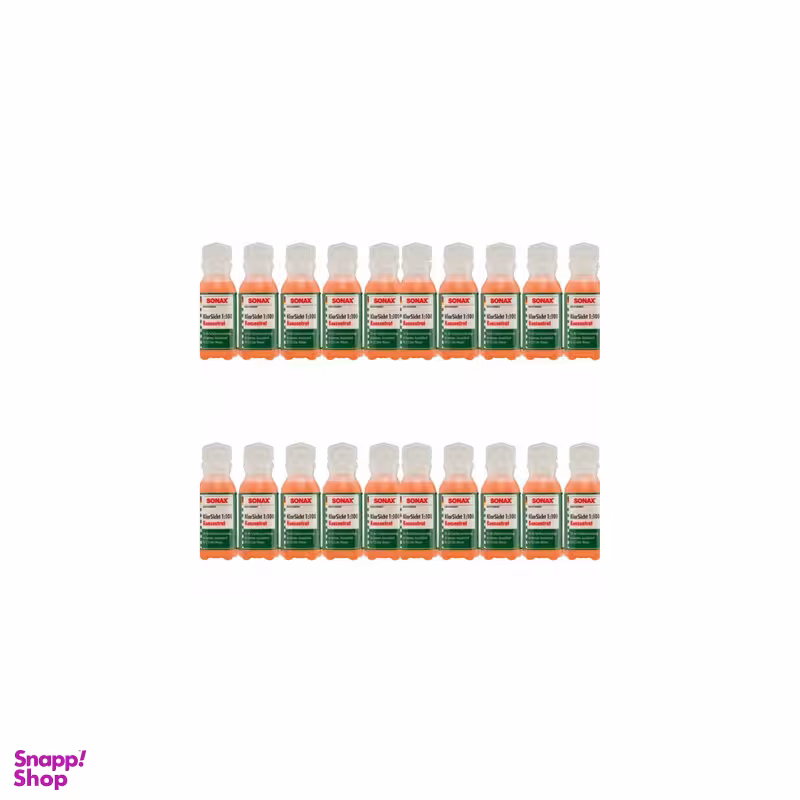 محلول شیشه شوی غلیظ خودرو سوناکس مدل 371100 حجم 25 میلی لیتر بسته 20 عددی