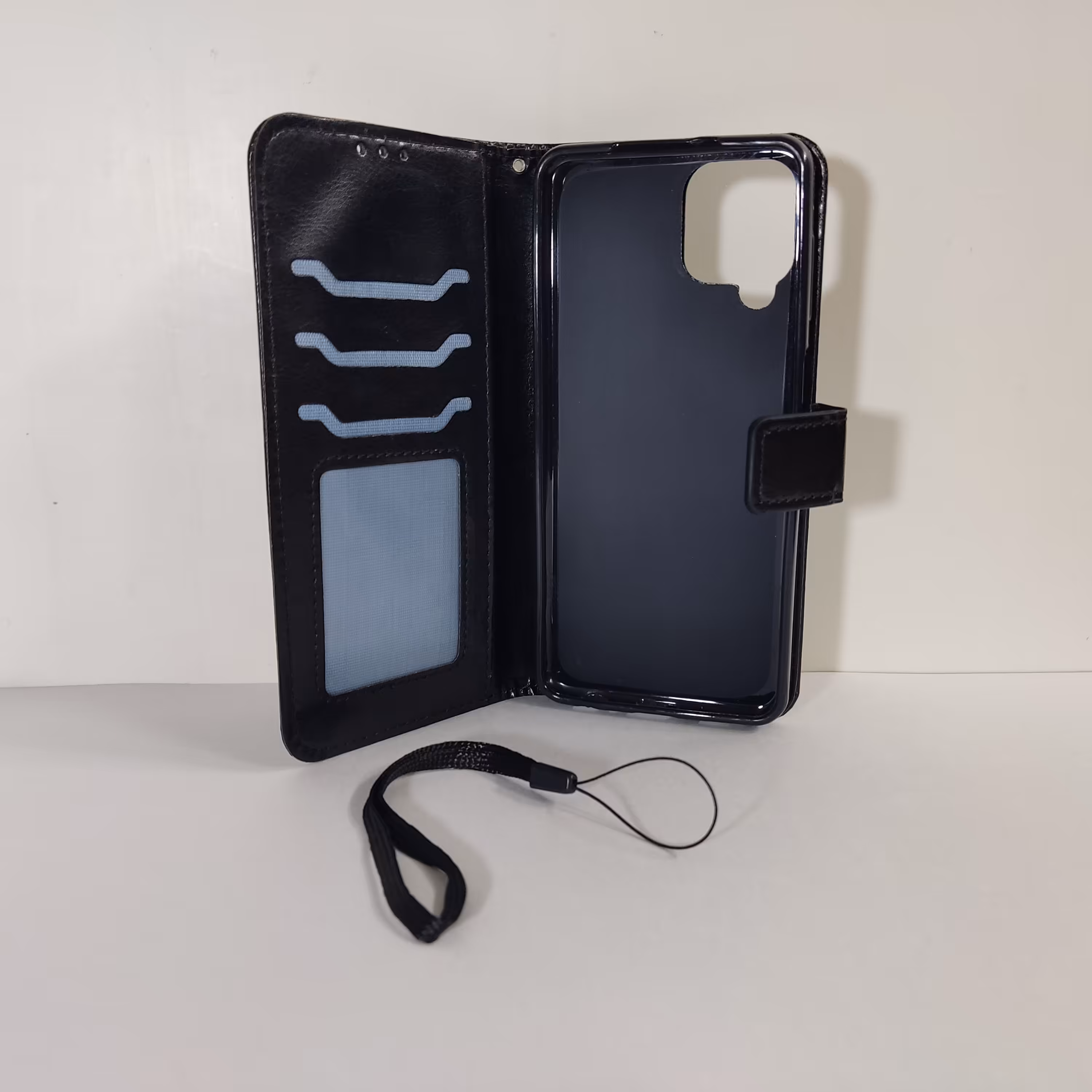 کیف موبایل مناسب گوشی A22 4g،چرم با کیفیت دارای جا‌ کارتی و جا پولی