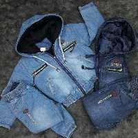 ست کاپشن شلوار اسپرت و خارجی جین