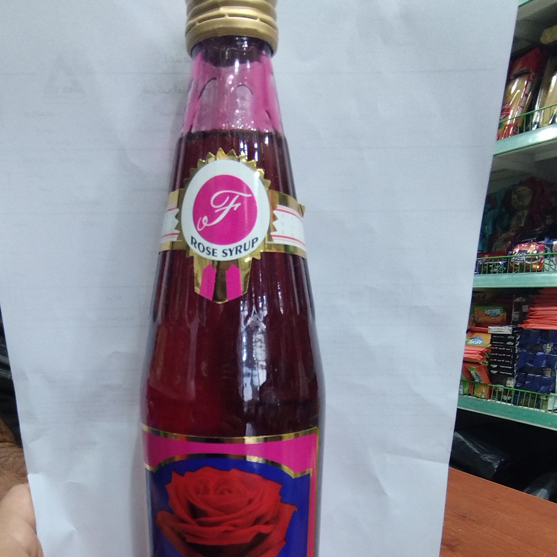 شربت گل شیشه ای خارجی