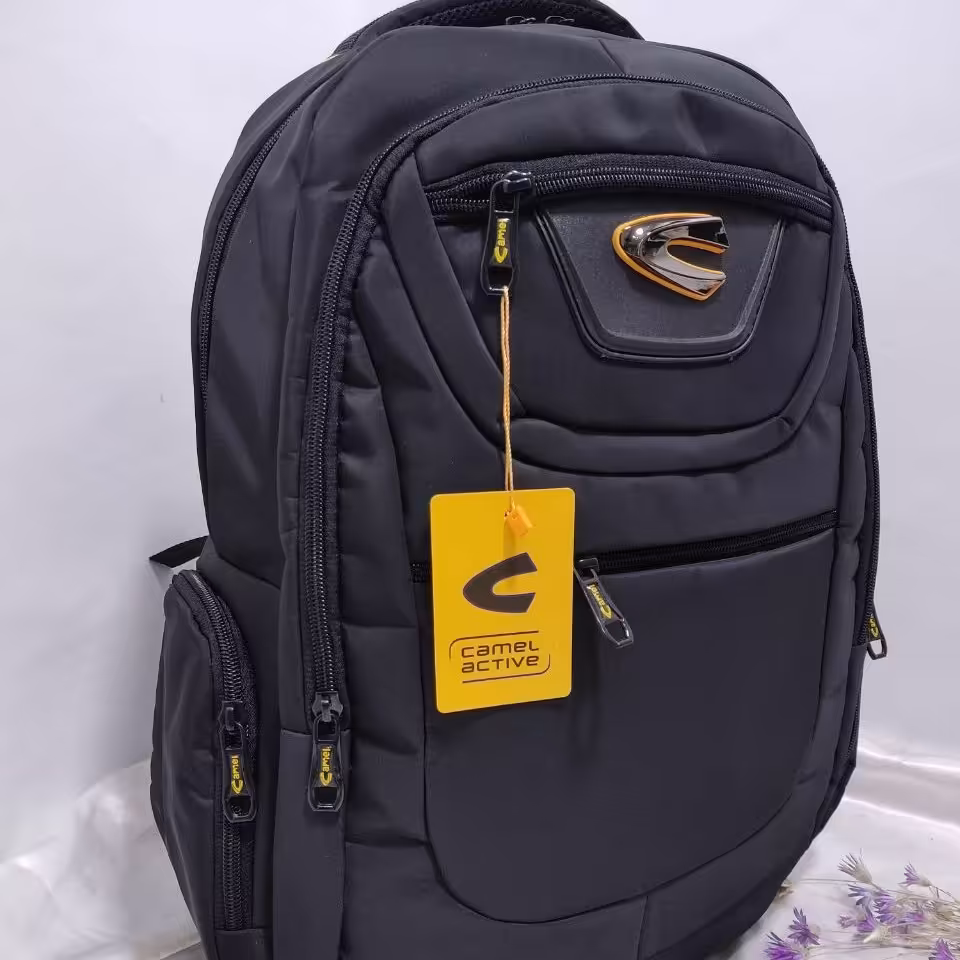 کوله پشتی کیفیت عالی محفظه ضربگیر لب تاب ضد باران 