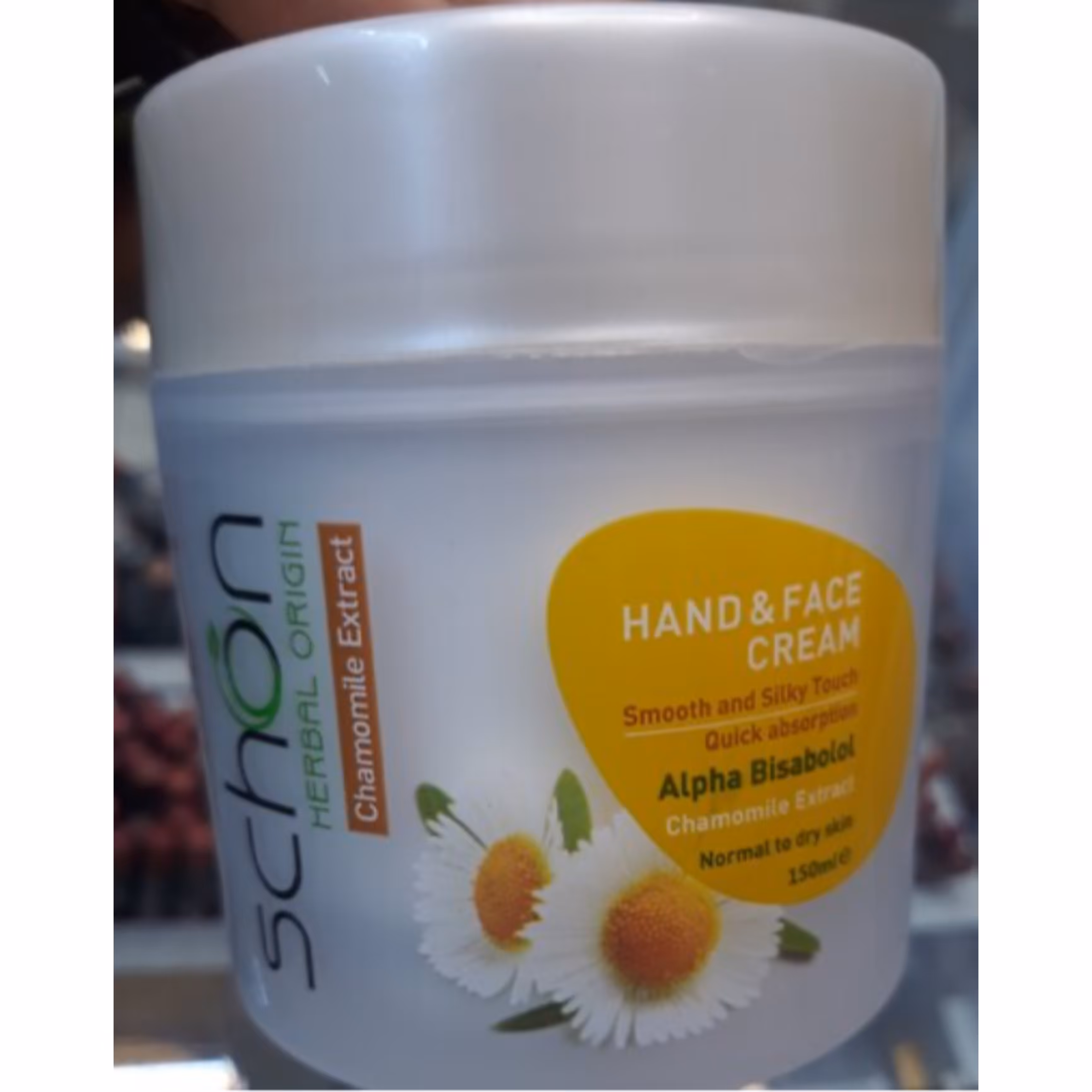 کرم نرم کننده دست و صورت بابونه برند شون 120 میل