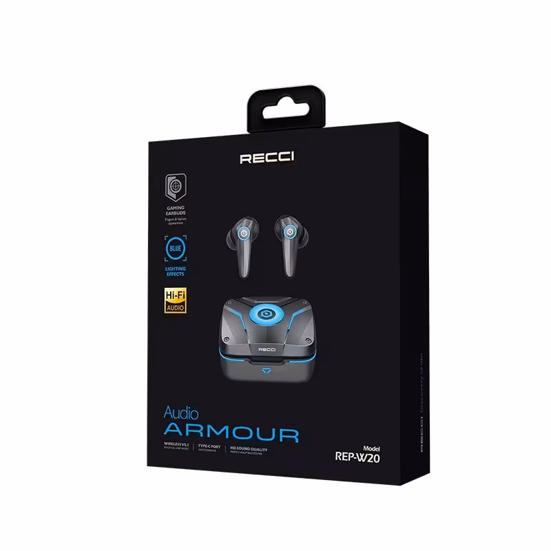 هدست مخصوص بازی بلوتوثی رسی مدل REP-W20 رنگ تیتانیومی