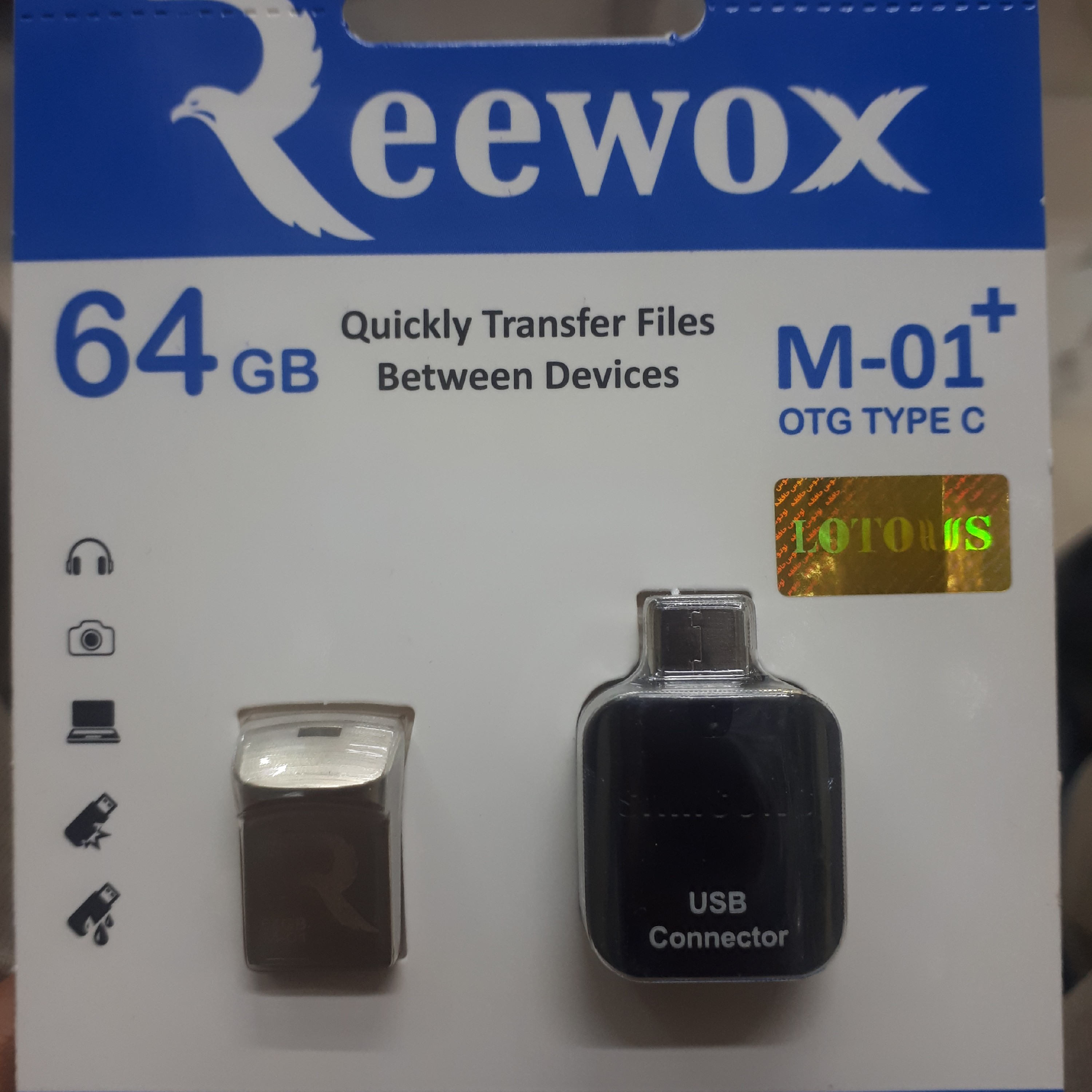 فلش 64 گیگ ریووکس LOTOUS M-01پلاس