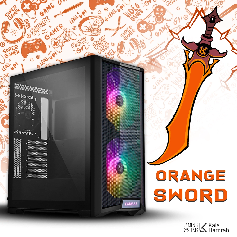 سیستم گیمینگ اورنج سورد ORANGE SWORD 2025 V1