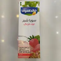 شیر سویا توت فرنگی مانداسوی