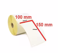 لیبل PVC سایز 100x150 میلی متر