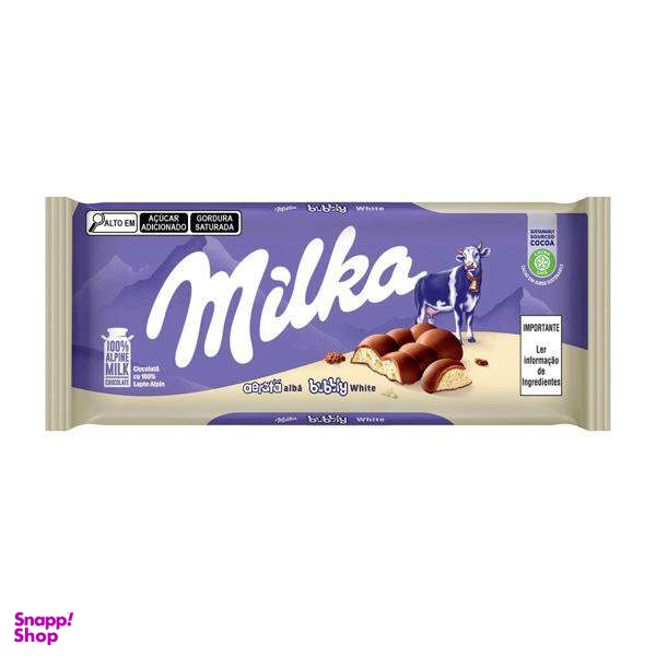 شکلات تخته ای حبابی شیری میلکا وزن 100 گرم