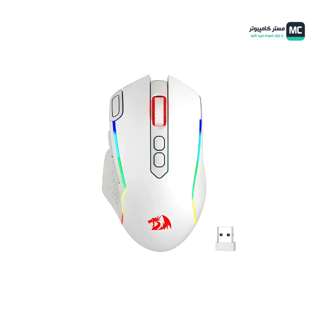 قیمت و خرید موس بی سیم گیمینگ ردراگون TAIPAN PRO M810 PRO White