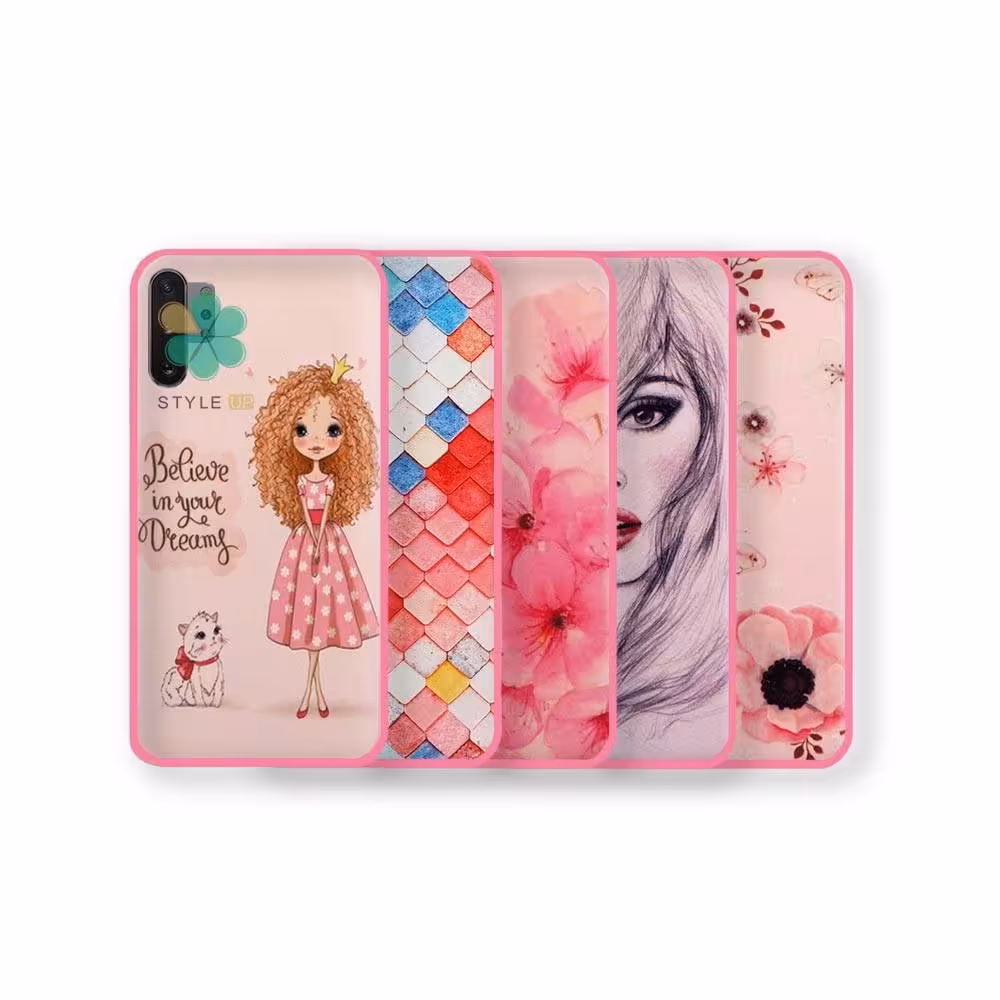قاب فانتزی صورتی دخترانه گوشی سامسونگ Galaxy Note 10 Plus مدل باربی