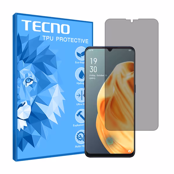 گلس اوپو F15 2020 مدل هیدروژلی پرایوسی برند تکنو کد S