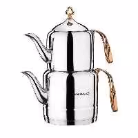 ست کتری و قوری کرکماز مدل Cintemani رنگ طلایی کد 212