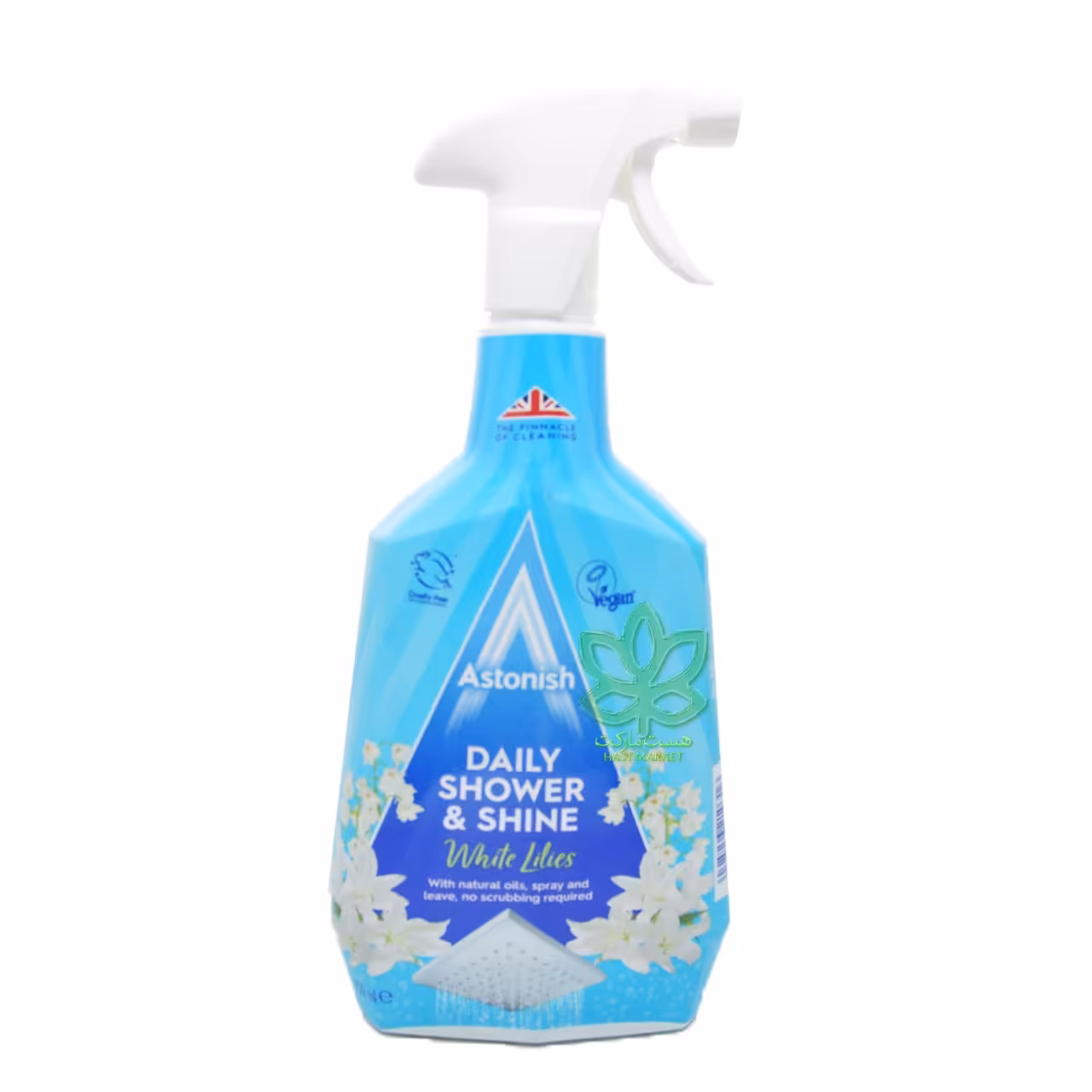 اسپری ضد لک حمام ( ساده و رایحه نیلوفر سفید ) 750 میل استونیش - astonish