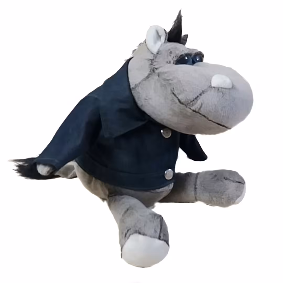 عروسک اسب آبی با کت لی وارداتی