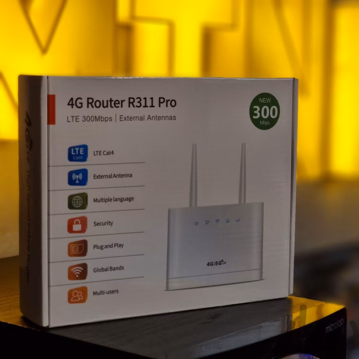 مودم سیمکارتی آنلاک پشتیبانی از تمام سیمکارتها Hilink  R311 pro 4G LTE