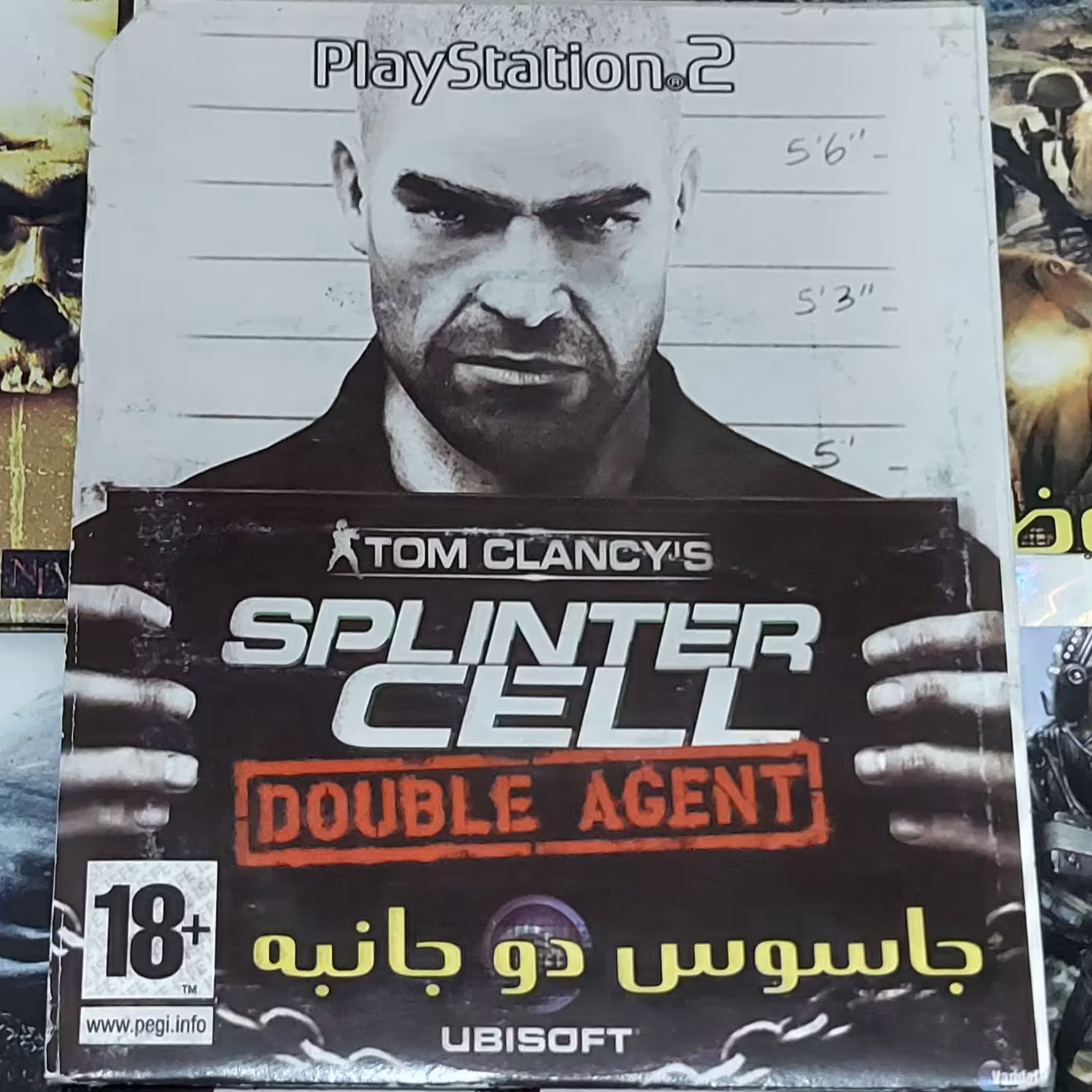 خرید بازی پلی استیشن 2 دو جاسوس دوجانبه Splinter Cell : Double agent گیم ps2 سی دی اکشن مامور دو جانبه play station 2