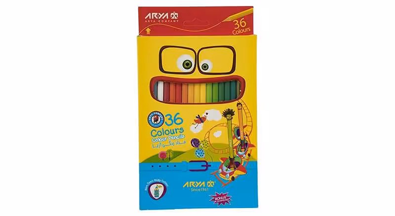 مداد رنگی 36 رنگ آریا