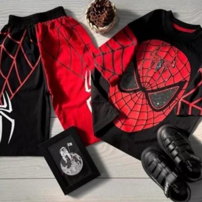 لباس مردعنکبوتی، ست اسپایدرمن، لباس اسپایدرمن، تیشرت شلوارک اسپایدرمن