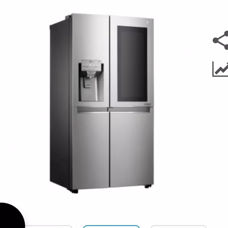 یخچال فریزر ساید بای ساید ال جی GCX-267PXHN