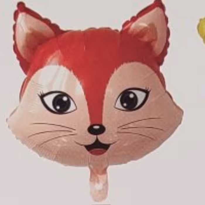 بادکنک فویلی حیوانات طرح سر روباه