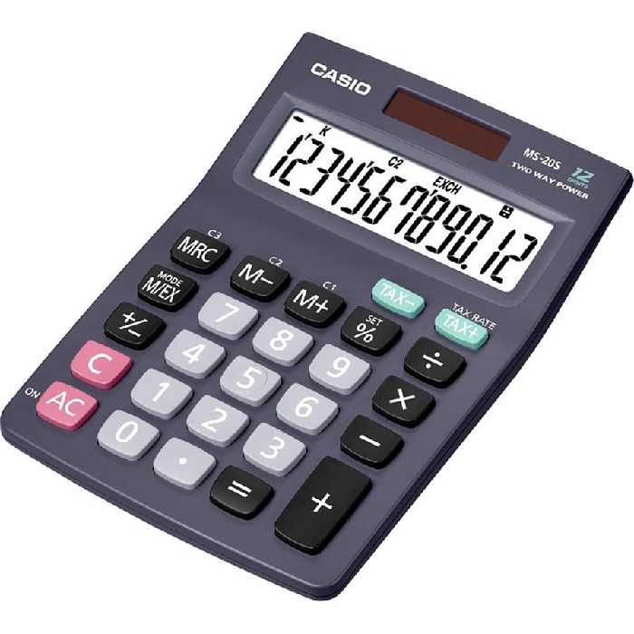 ماشین حساب رومیزی کاسیو مدل MS-20S