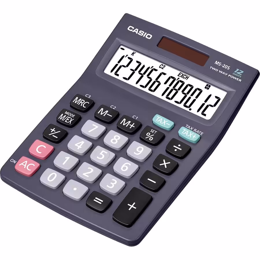 ماشین حساب رومیزی کاسیو مدل MS-20S