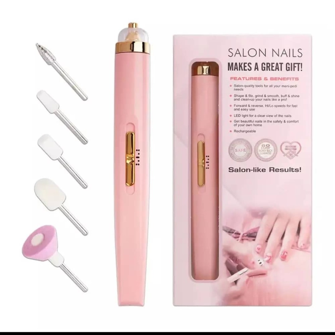 سوهان مانیکور شارژی ناخن SALON NAILS دارای چراغ LED