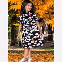 پیراهن نخی  لانگ بلند طرح میکی موس اسپورت  دخترانه وپسرانه  خارجی ( ترکیه)نخی باچاپ عالی سایزبندی 8تا12سال