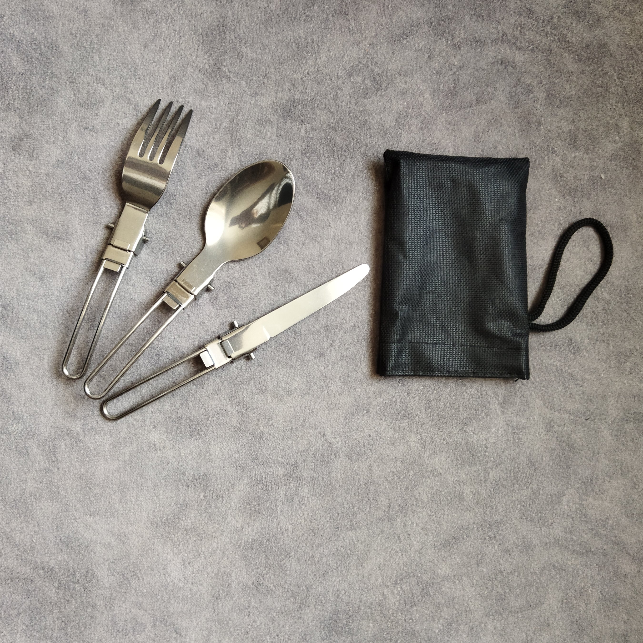 ست سفری تاشو (قاشق،چنگال، چاقو)