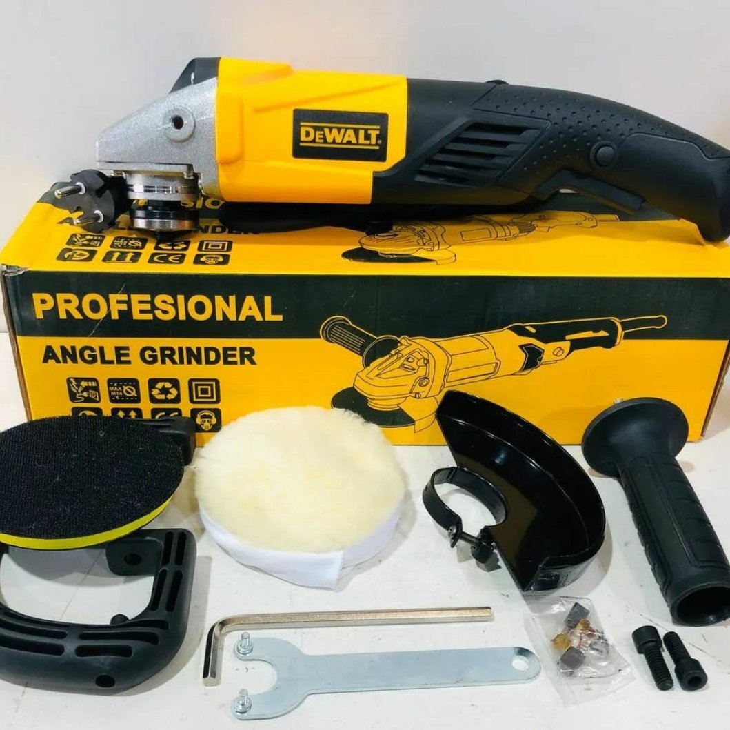 دستگاه سنگ فرز پولیش دار دیوالت 3 کاره دیمردار 1450 وات 1000 دور Dewalt Electric Polisher