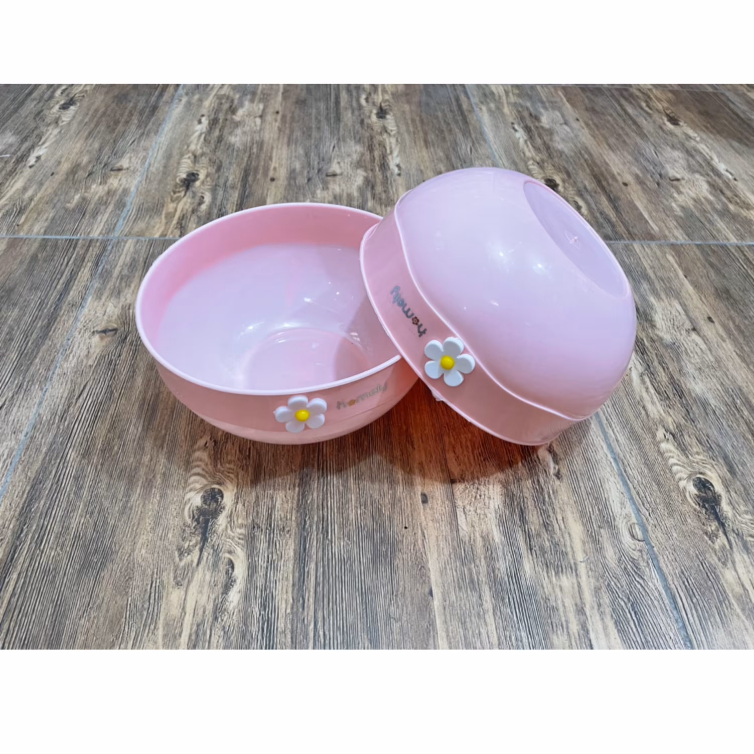 لگن گل دار صورتی