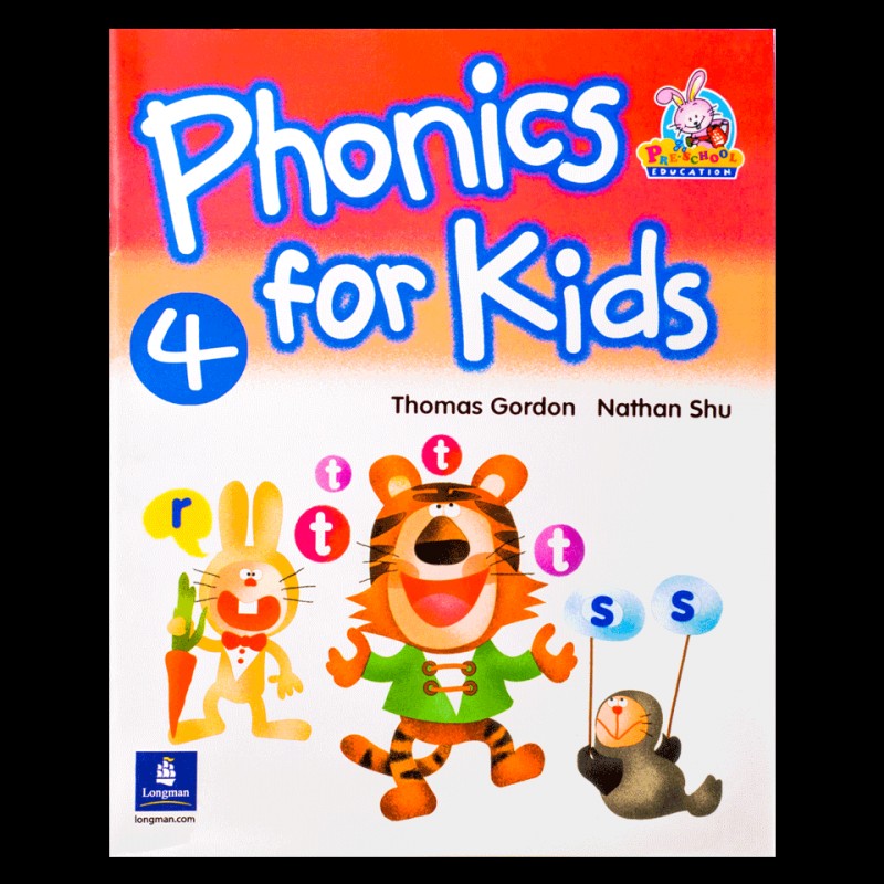 کتاب فونیکس فور کیدز phonics for kids 4 مخصوص آموزش زبان کودکان