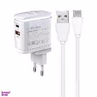 شارژر دیواری 25 وات سیبراتون مدل SW2225C PD به همراه کابل USB-C