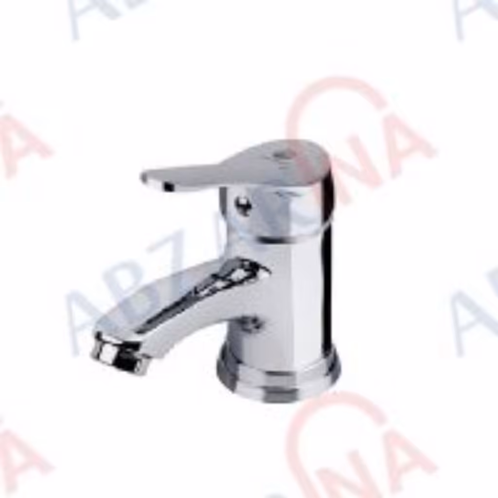 شیر دستشویی کروم شیبه مدل آذر 