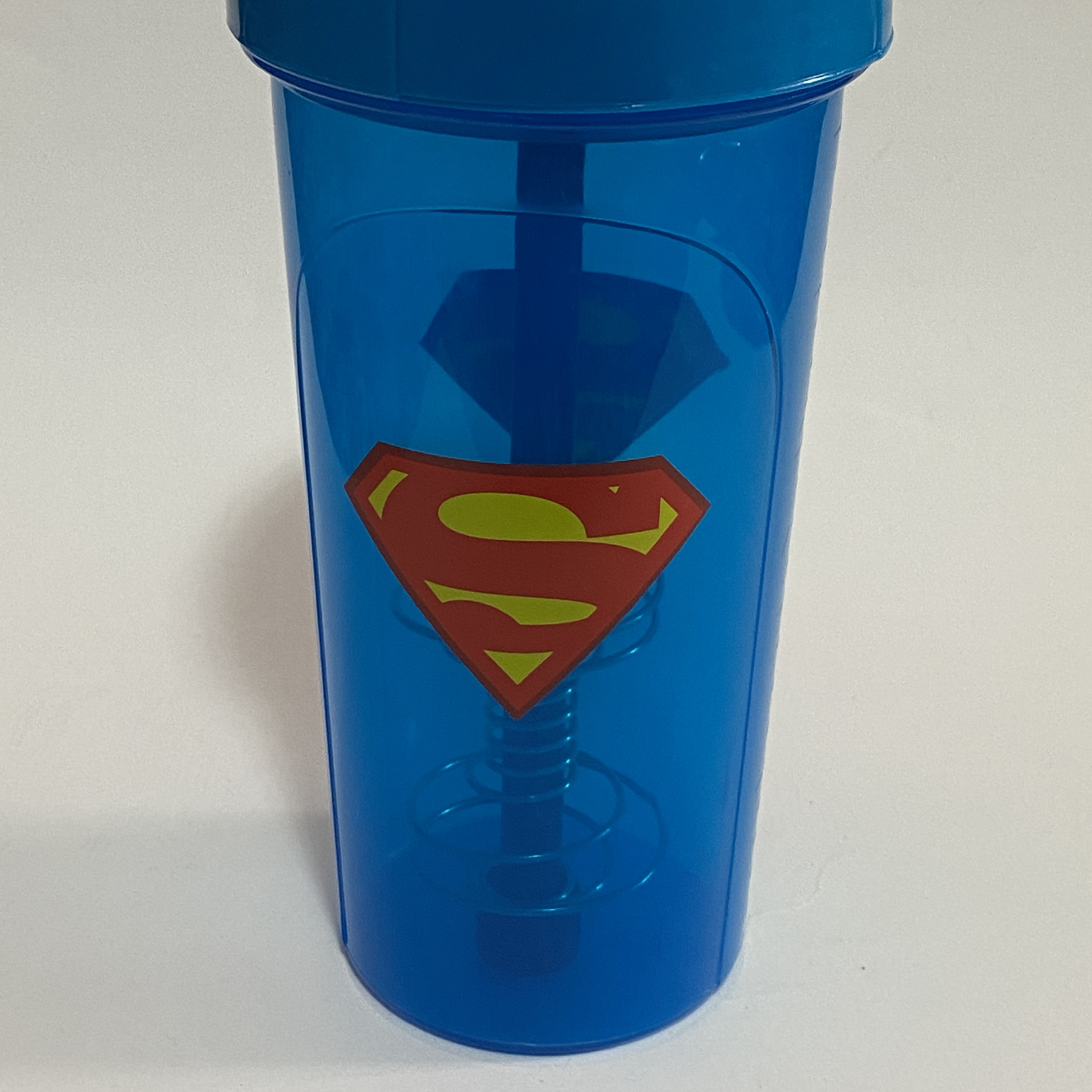 شیکر ورزشی مدل superman گنجایش 07 لیتر رنگ آبی کد3