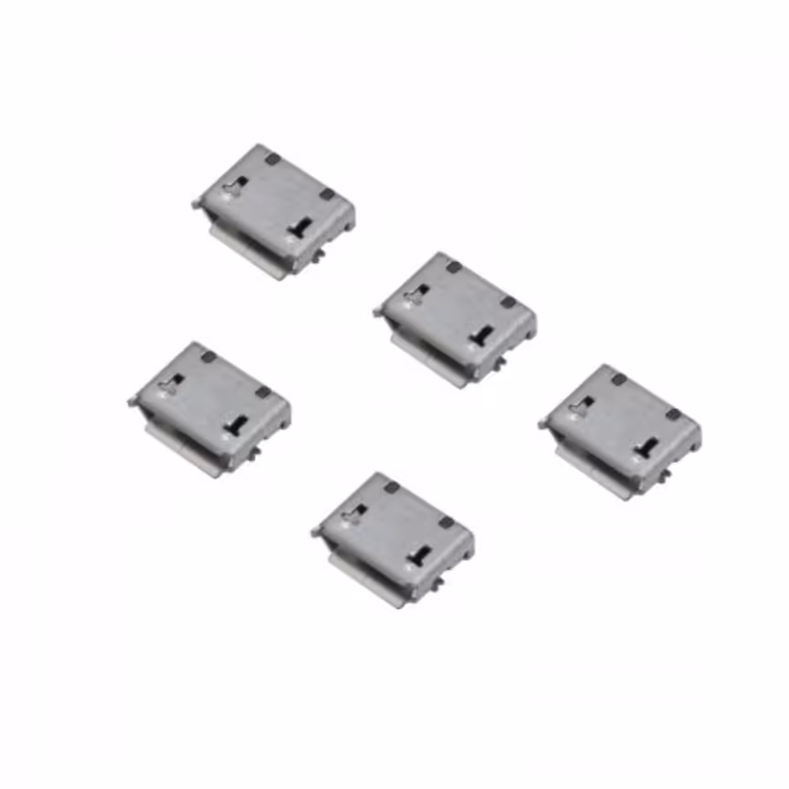 بسته 5 تایی کانکتور مادگی میکرو USB پنج پین SMD بلند 