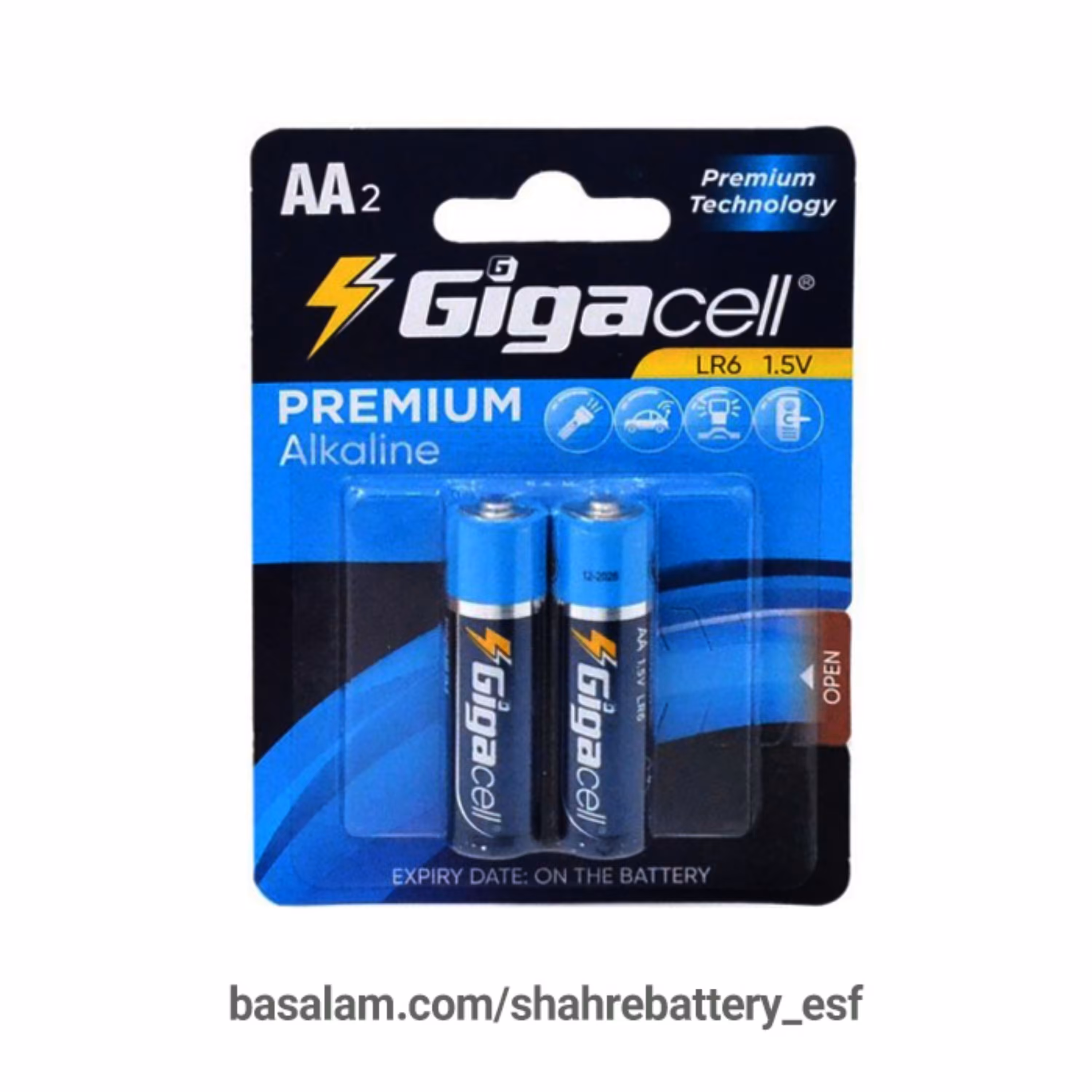 باتری قلمی Gigacell مدل پریمیوم الکالاین