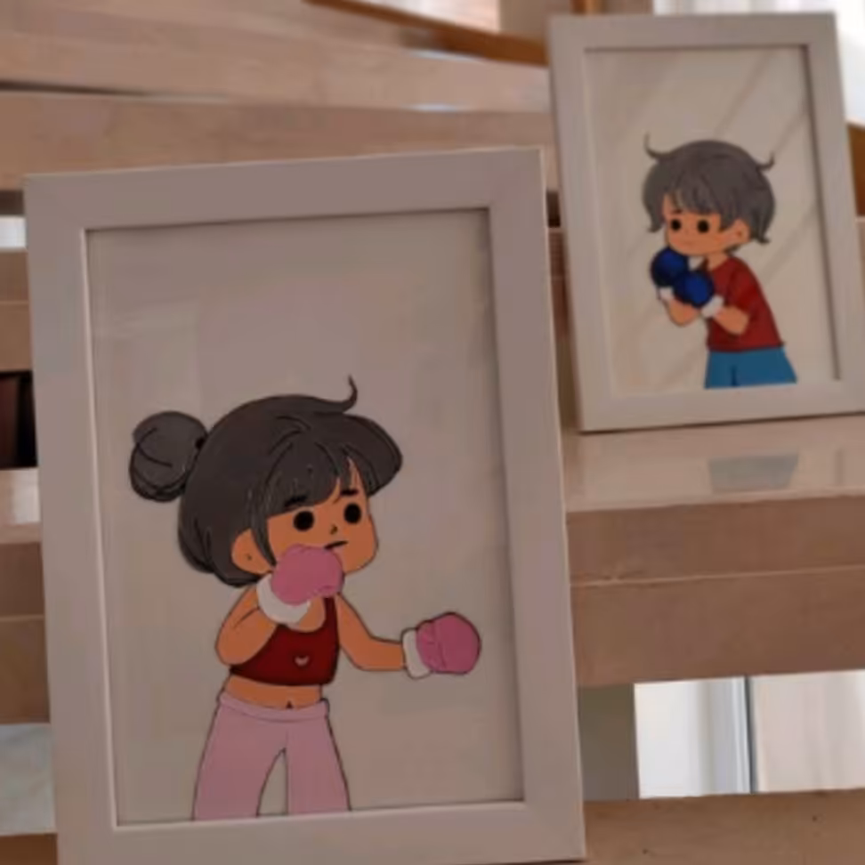 تابلو ویترای کاراته