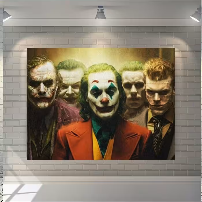 پوستر پارچه ای طرح جوکر مدل 125