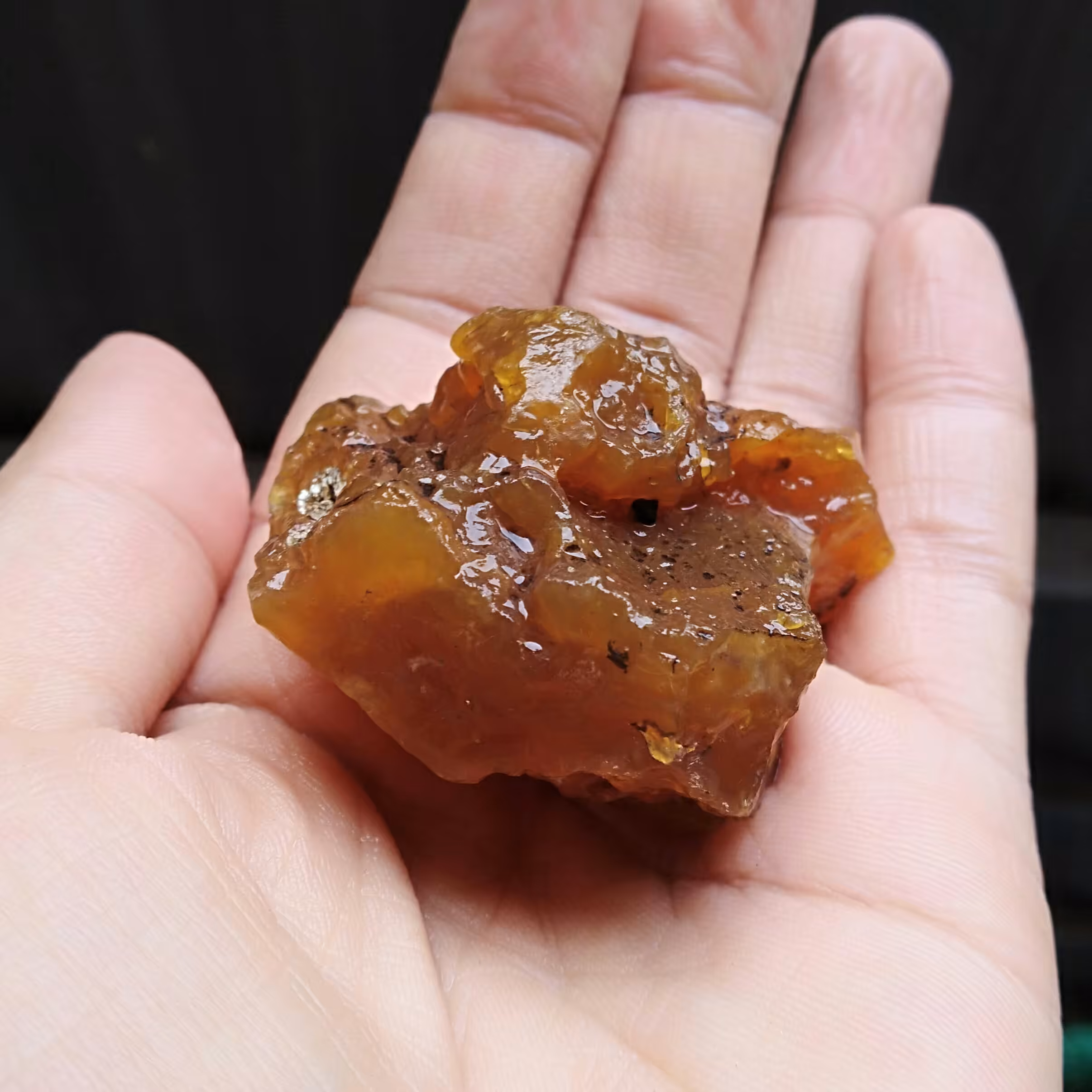 راف عقیق عسلی پر رنگ محشر