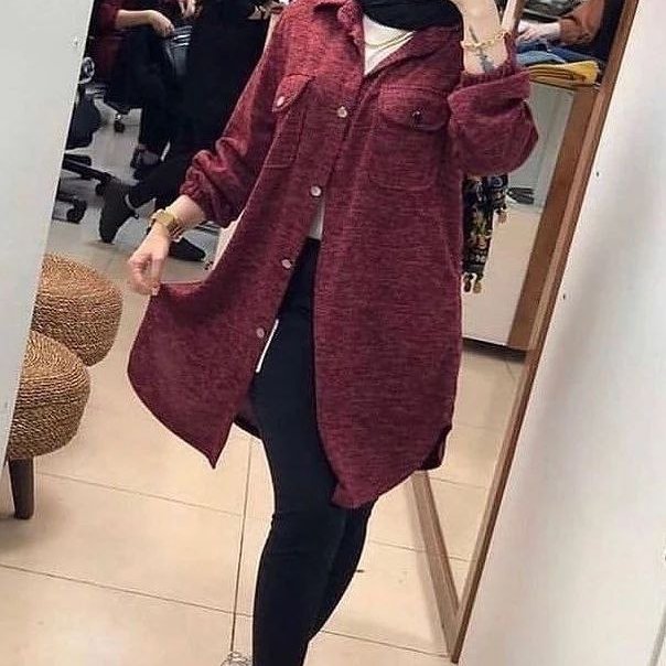 مانتو جلودکمه انغوره لطیف ارسال رایگان مانتو پاییزه و زمستان تونیک انغوره شومیز انغوره